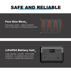 Générateur Solaire Portable pour Camping 110V 220V, Station d'Énergie 5000W 3000W 2400W 1500W 600W 500W 300W - Product Image 3