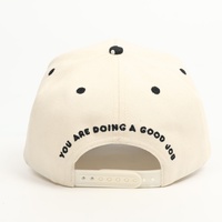 Casquette de baseball structurée à 5 panneaux en toile à motif de points bicolore populaire