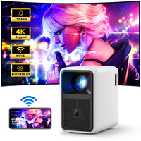 Proyector LED Portátil CR36 PRO para Cine en Casa, Android 11, 7500 Lúmenes, Compatible con 4K, Altavoces Estéreo HIFI Integrados, 55-120