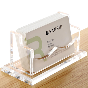 Présentoir de carte de visite en acrylique transparent pour carte de visite pour bureau - Product Image 2