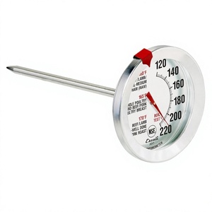 Termometro analogico per carne SEB AH1 in acciaio inossidabile, resistente al forno, alimentato a batteria, con quadrante da 2,5 pollici, 140-220°F, per carne <span class=keywords><strong>di</strong></span> manzo, pollame, maiale e <span class=keywords><strong>vitello</strong></span> - Product Image 1