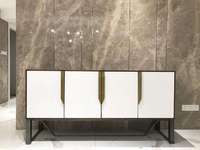 Buffets en bois salon armoire de rangement gris luxe Buffet armoire Buffet moderne côté armoire Buffet Table meubles