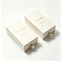 Boîte de luxe personnalisée pour flacons de 3 ml et 10 ml, emballage en verre, boîte à tiroir rigide en papier, boîte d'expédition pour flacons