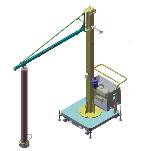 Plastic Paper Bag Movable Portable Mobile Vacuum Tube Lifter
