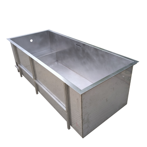 2Mm #316 Thép Không Gỉ Hình Chữ Nhật Bồn Tắm Ghế Cho Tự Làm Nhiều Lớp Gỗ Bảng Điều Chỉnh Bên Ngoài <span class=keywords><strong>Spa</strong></span> Phòng Tắm Hơi Lạnh Plunge Hồ Bơi Tắm Nước Đá Ngâm - Product Image 3