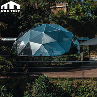 Kit de tente dôme en verre géodésique Geo Dome House de haute qualité pour Glamping Resort