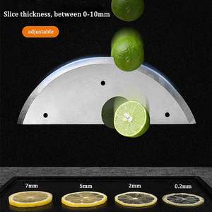 Machine à découper les tomates multifonctionnelle, coupe-fruits automatique pour ananas, citron, agrumes, orange, banane, chips - Product Image 4