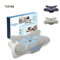 Oreiller ergonomique en mousse à mémoire de forme JYM pour dormir, protection cervicale avec soutien lombaire à récupération lente pour la tête et le cou