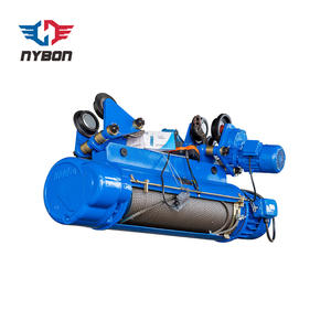 Palan de levage en acier à câble électrique sans fil à double crochet 16ton avec chariot électrique - Product Image 4