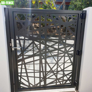 <span class=keywords><strong>Puerta</strong></span> de metal de aluminio de alta calidad con diseño moderno y barato personalizado, <span class=keywords><strong>puerta</strong></span> artística decorativa para exteriores - Product Image 6