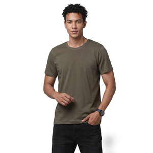 Camiseta Oversize de Algodón 100% de Alto Gramaje para Hombre, Hombro Caído, Lisa, Estilo Urbano, Fabricante OEM - Product Image 1