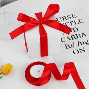 Ruban en satin solide coloré de 1 pouce, ruban de tissu artisanal de 25 mètres pour l'emballage de cadeaux, bouquets floraux, décoration de fête de mariage - Product Image 6