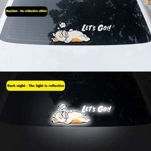 Autocollants de transfert pour véhicules, personnalisables, imperméables, résistants aux UV, en amine, 3D, pour vitres de voiture - Product Image 6