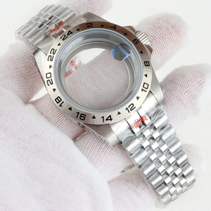 Reloj de 39 mm con Bisel de Acero, Resistente al Agua, con Movimiento <span class=keywords><strong>GMT</strong></span> NH34/NH35/NH36/NH38, Cristal de Zafiro y Esfera de 28.5 mm - Product Image 4