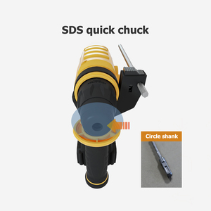 <span class=keywords><strong>Martillo</strong></span> Perforador Rotatorio de Potencia <span class=keywords><strong>Total</strong></span>, Taladro <span class=keywords><strong>Percutor</strong></span> Inalámbrico Eléctrico con <span class=keywords><strong>Martillo</strong></span> Demoledor - Product Image 3