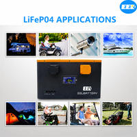 Kotak Baterai DIY EU Stock EEL DDP 24V 8S dengan JK 200A BMS 2A Balancer untuk Sel LiFePO4 280ah/304ah/306ah/314ah, Digunakan untuk Camping/RV