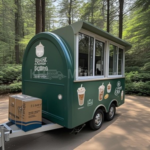 Produits les plus vendus Restaurant de restauration rapide Designs Camion à café Chariot à hot-dogs mobile en fibre de verre - Product Image 6