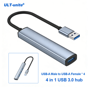 ULT-unite Hub USB 4-en-1 Type C 4 ports – Nouveauté chinoise – Hub USB 3.0 à 4 ports – Prix bas - Product Image 1