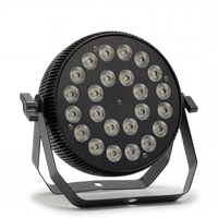 Projecteur LED PAR plat 24x8W RGBWA UV 6-en-1 DMX512 pour scène et mariage