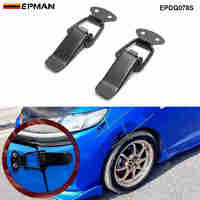 EPMAN pour JDM Sport, attaches à bascule verrouillables, attaches à dégagement rapide, pare-chocs de voiture, coffre, garde-boue, trappe, clip de fixation EPDQ078S