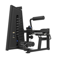 Machine de musculation professionnelle à charge par disques pour extensions et flexions des jambes, prix de gros