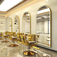 Miroirs Muraux LED Décoratifs Modernes pour Salons de Coiffure et Barbiers
