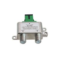 UT-King Digital 2 Way Satellite Splitter Kompatibel FTTH 45-1000MHz Kabel Koaksial Kehilangan Insersi Rendah Isolasi Tinggi RF Dalam Ruangan