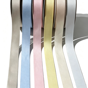 Eco-Friendly Woven Soft Sheer Plain Organza <b>Ribbon</b> for Gift Wrapping Bouquet Binding and Daily Florist Packaging Usage - Product Image 2