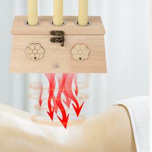 Kotak Penyimpanan Kayu Portabel Perangkat Moxa Kayu Solid Terapi Asap Seluruh Tubuh untuk Spa Kesehatan Rumah Wadah Tongkat Moxa - Product Image 3