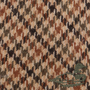 Cravates en laine à chevrons pour homme, style héritage, texture chaude, motif pied-de-poule, broderie personnalisée - Product Image 3