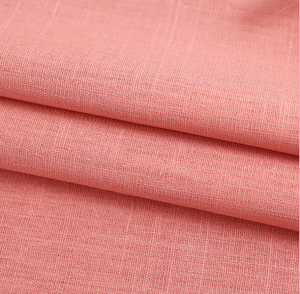 Tessuto misto misto in morbido tessuto di lino e viscosa organico per capi tinto in tinta unita per camicie da ragazza cuscini per camicie da ragazzo - Product Image 2