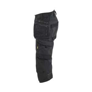 BLAKLADER - 197711499999C60 Pantalones cortos piratas duraderos en elástico bidireccional Negro/Negro-PANTALONES DE TRABAJO EAN 7330509957257 PANTALONES CORTOS DE TRABAJO - Product Image 4
