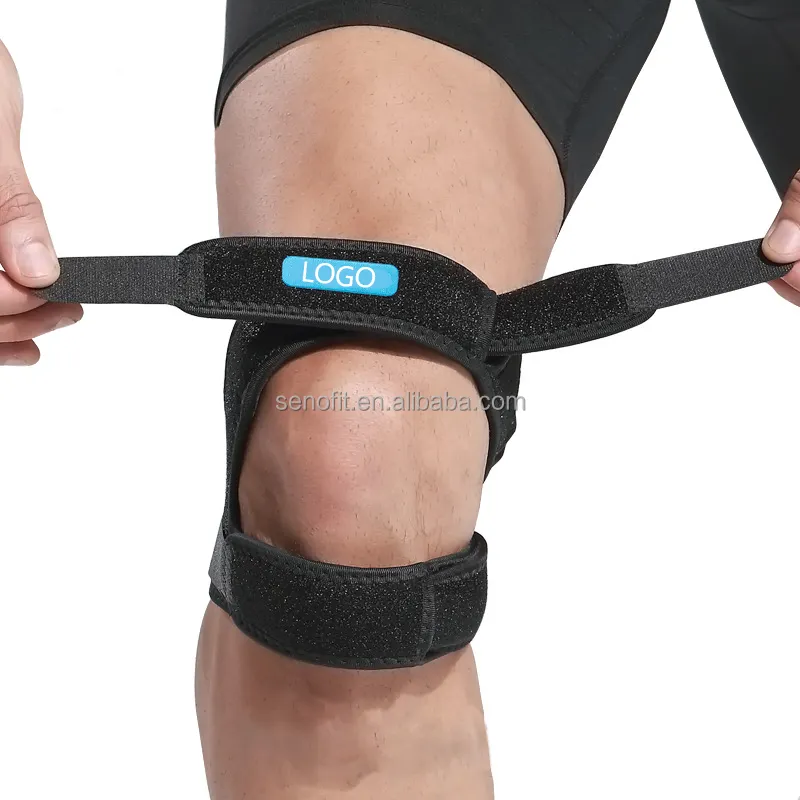 SENAOFIT wholesale adjustable sports x shape Tendon Patella Support patellar knee belt straps