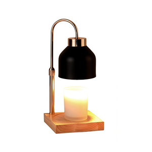 Lampe chauffe-bougie électrique moderne en <span class=keywords><strong>bois</strong></span> avec luminosité réglable, brûleur d'arômes multi-prises avec minuterie, 1 <span class=keywords><strong>mèche</strong></span> pour salon et chambre <span class=keywords><strong>à</strong></span> coucher - Product Image 5