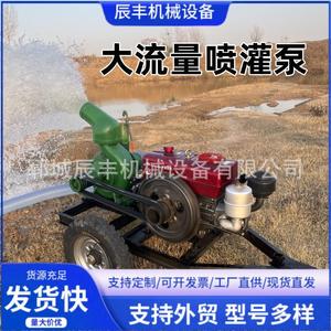 Bomba diésel autocebante para riego agrícola, sistema de aspersión portátil de alto caudal, bomba con motor de construcción metálica - Product Image 5