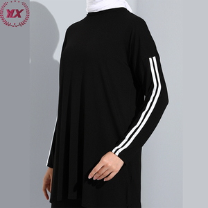 Tenue de bureau personnalisée <span class=keywords><strong>pour</strong></span> femmes musulmanes, ensembles modestes en 2 pièces, vêtements du Moyen-Orient, Dubaï, tunique longue arabe, <span class=keywords><strong>pantalon</strong></span>, costume - Product Image 3