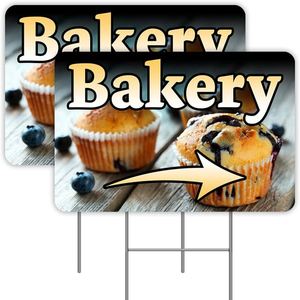 Panneaux de signalisation extérieurs pour boulangerie, résistants à l'eau, aux UV et à la décoloration, avec logo personnalisé, taille et couleur au choix, pour la publicité de boulangeries et pâtisseries en extérieur. - Product Image 4