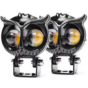 Faros <span class=keywords><strong>de</strong></span> Niebla Led JHS <span class=keywords><strong>Precio</strong></span> <span class=keywords><strong>de</strong></span> Mayoreo 2.6 Pulgadas Tipo Búho Ojos <span class=keywords><strong>de</strong></span> Ángel Doble Color 60W 12V-24V Mini Luces <span class=keywords><strong>de</strong></span> Conducción <span class=keywords><strong>de</strong></span> Punto <span class=keywords><strong>para</strong></span> Motocicleta - Product Image 1