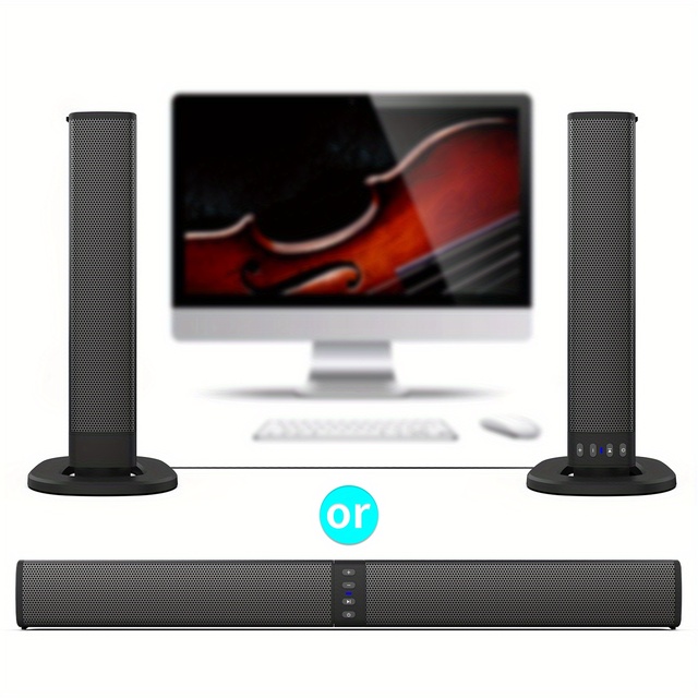 BS36 TV Soundbar Speaker Home Theater Subwoofer Wireless Blue-tooth Speakers 3D Surround Stereo Soundbar DSP Chip Music Center