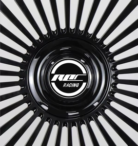 Jantes de voiture en alliage de <span class=keywords><strong>18</strong></span> <span class=keywords><strong>pouces</strong></span>, design populaire d'usine, finition noire brillante, multi-rayons, 5 trous, 5x120 - Product Image 5