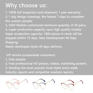 Le miroir plat de jambe en métal de ressort de miroir de frontière croisée peut être équipé du nouveau cadre d'oeil de chat unisexe anti-bleu myopie lunettes - Product Image 6