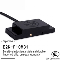 Capteur de Proximité Capacitif Réglable DC10-30V NPN PNP, Interrupteur de Détection d'Objets Sans Contact pour la Détection de Matériaux Plastiques et Liquides