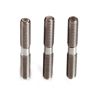 M8-M25 Double End Stud Bolts 8.8 Grade with Two Hex Nuts DIN976 Carbon Steel Stainless Steel