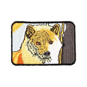Patch brodé en chenille de haute qualité avec logo animal, thermocollant, personnalisé, pour vêtements - Product Image 3