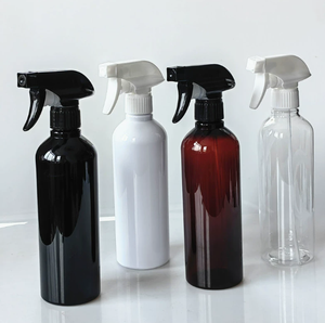 Hot Selling <b>Empty</b> PET Trigger <b>Spray</b> <b>Bottle</b> Matte Black Amber Clear White Plastic <b>Bottle</b> With Black White Nozzle For Cosmetic Cle - Product Image 5