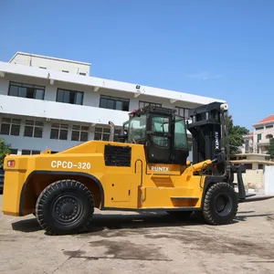 30 ton forklift harga 30 t 32t diesel forklift 4x4 sistem keselamatan empat roda forklift dari Cina