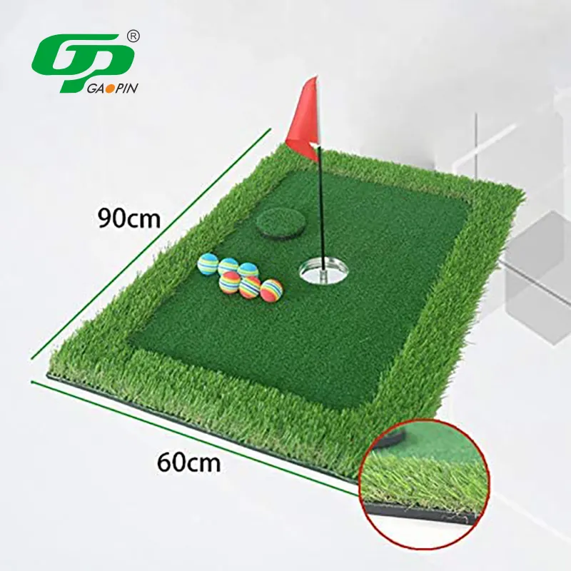 高品質ミニゴルフパッティンググリーンフローティングゴルフグリーンプールフローティングチッピンググリーンゴルフゲームトレーニングターフマットセット