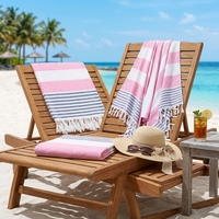 Wholesale Eco-Friendly Turkish Cotton Beach Towels Quick-Dry Large-Sized Shawls & Blankets All-Season Use