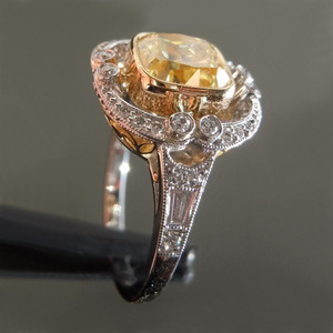 แหวนแต่งงานหรูหราของผู้หญิงเครื่องประดับแฟชั่นอเนกประสงค์คลาสสิก - Product Image 2