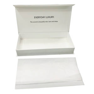 ปลอกหมอนผ้าไหมหม่อนแท้สั่งทำปลอกหมอนผ้าไหมแท้ชุดกล่องของขวัญที่ปิดด้วยแม่เหล็กว่างเปล่า - Product Image 4